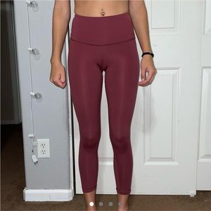 Burgundy Yogalicious Lux leggings
